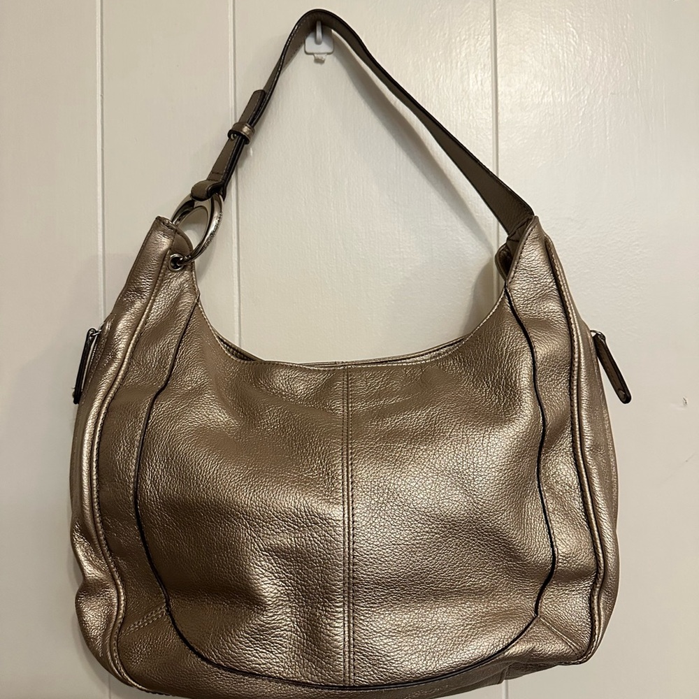 Tignanello Metallic Hobo Bag